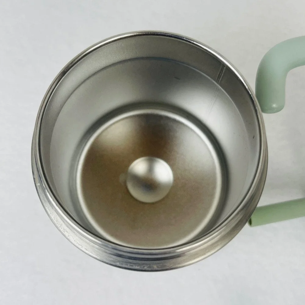 Cloud Island Stainless Steel Toddler Sippy Cup with Silicone Straw Sage Green